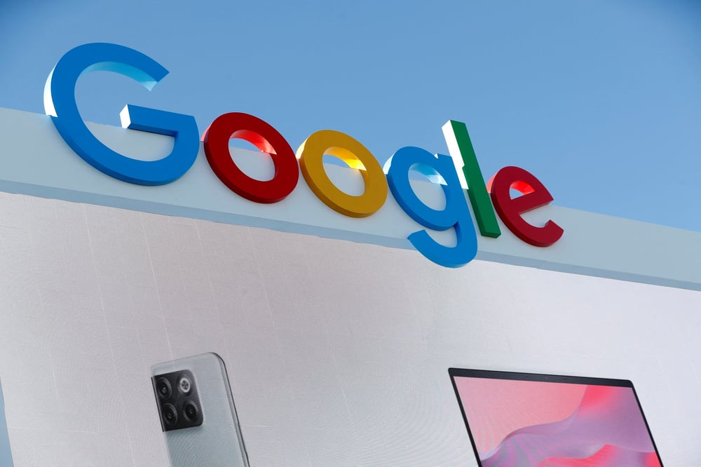 Photo d'archives du logo de google