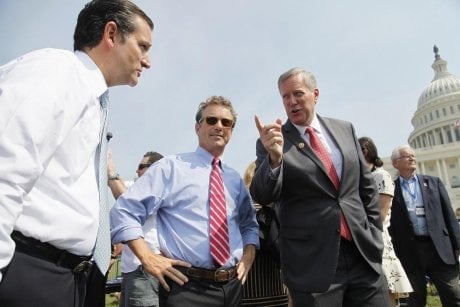 U.S. Senator Ted Cruz (R-TX), Senator Rand Paul (R-KY) and Representative Mark Meadows (R-NC)