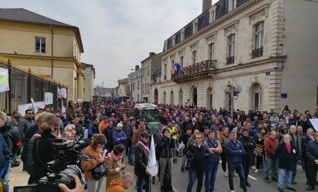 manifestation mont-de-marsan agriculteurs 21/02/2023