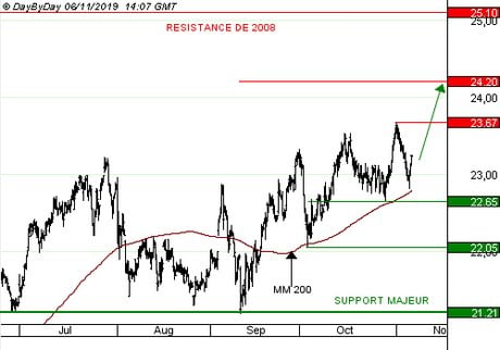 VEOLIA ENVIRONNEMENT : La confirmation des objectifs 2019 conforte les investisseurs.