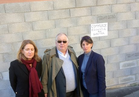 Gilets jaunes CCI Mairie visite commerçants