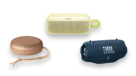 B&amp;O Beosound A1 3e génération, à partir de 349 euros (ci-dessus). Enceinte portable Bose SoundLink Flex (2e génération), 129,95 euros JBL Xtreme 4, 349,99 euros.