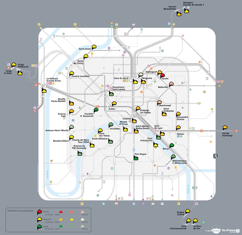 pollution metro