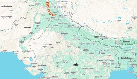 Frappes indiennes au Pakistan