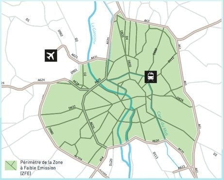 Carte ZFE