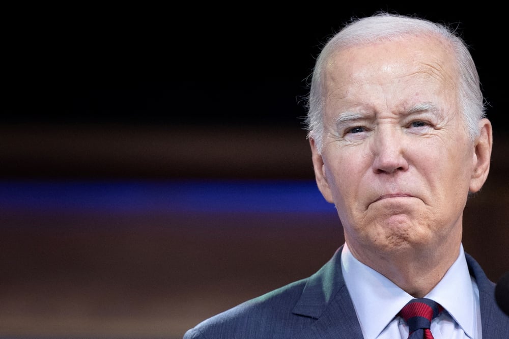 Photo d'archives du president americain joe biden