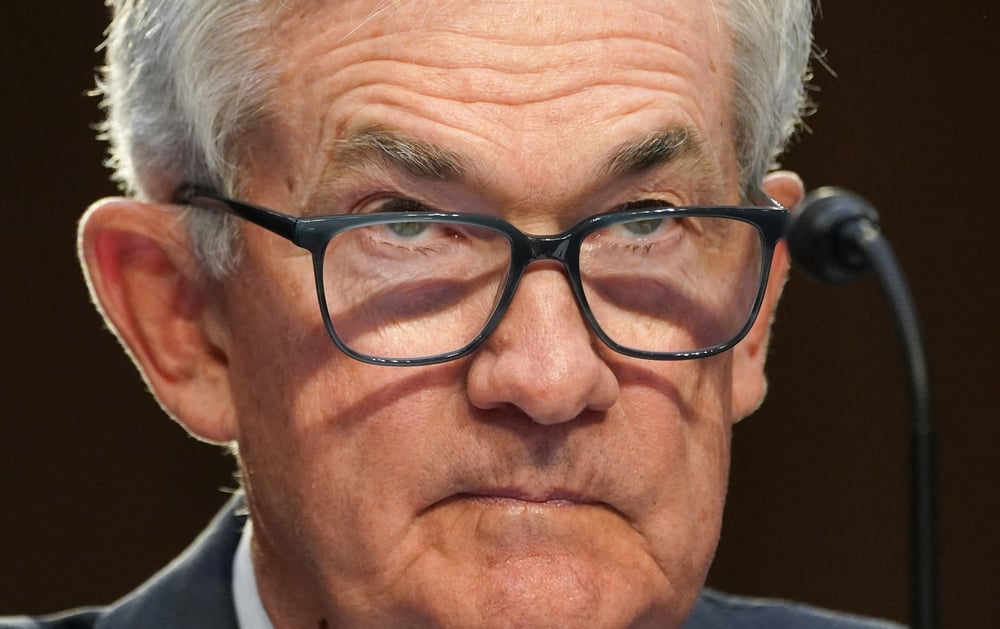 Le president de la fed, jerome powell, temoigne lors d'une audition au capitole, a washington