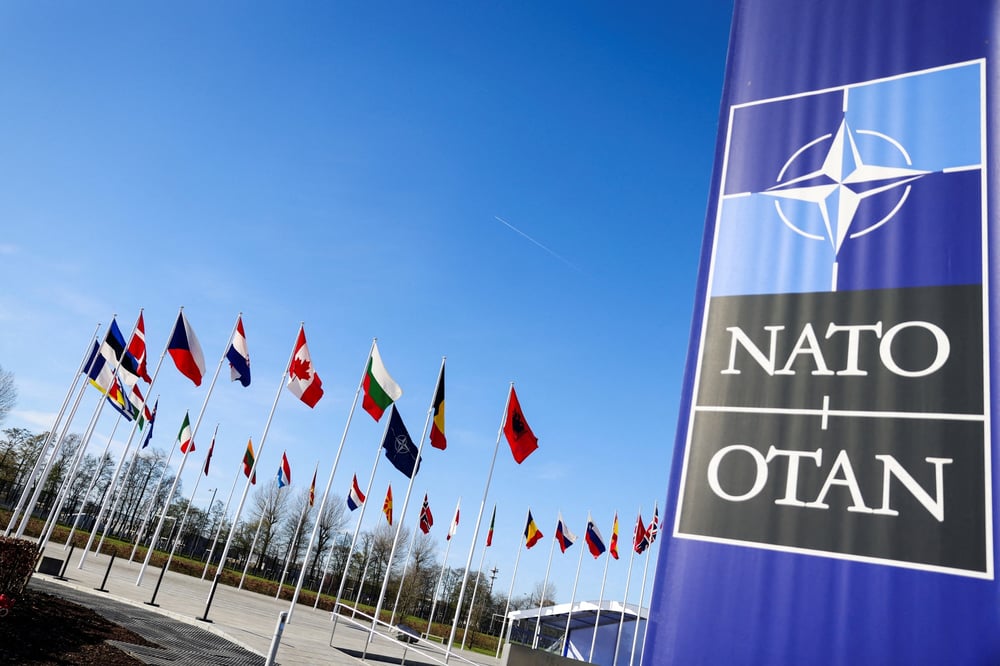 Reunion des ministres des affaires etrangeres de l'otan a bruxelles