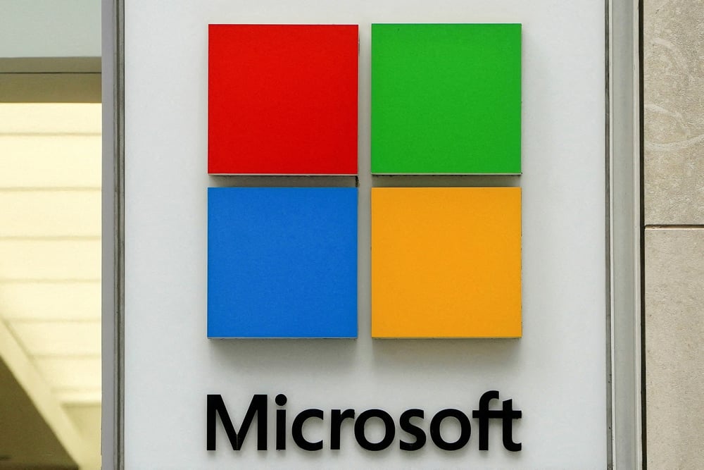 L'enseigne du magasin microsoft dans le quartier de manhattan a new york