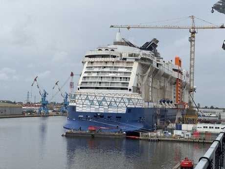 Le Celebrity Xcel, paquebot propulsé au méthanol