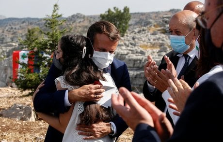 Macron, Beyrouth, Liban