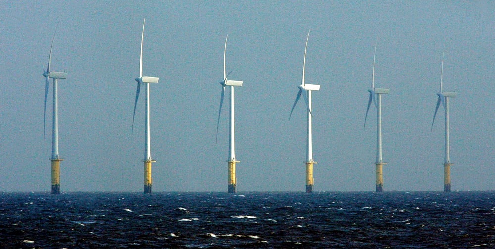 éoliennes, mer Irlande
