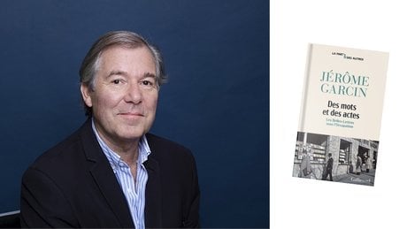 « Des mots et des actes - Les belles-lettres sous l'Occupation », de Jérôme Garcin, est à retrouver aux éditions Gallimard. 166 pages, 18,50 euros.
