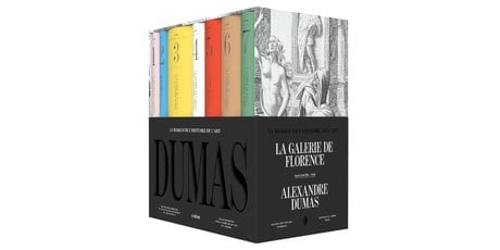 La galerie de Florence racontée par Alexandre Dumas : le roman de l'histoire de l'art, Chêne, 149 euros.