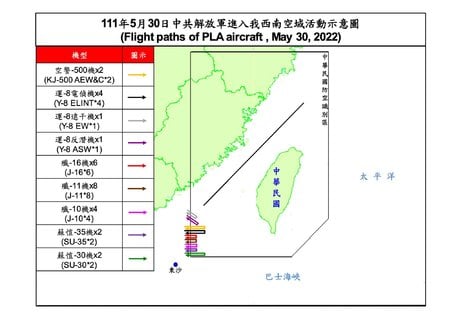 Incursion, chasse aérienne, Chine, PLA China Air Force, AZID, Taiwan