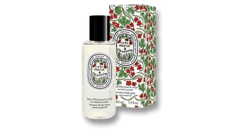 Spray d'été pour le corps Citronnelle & Géranium - Diptyque, 52 euros.V