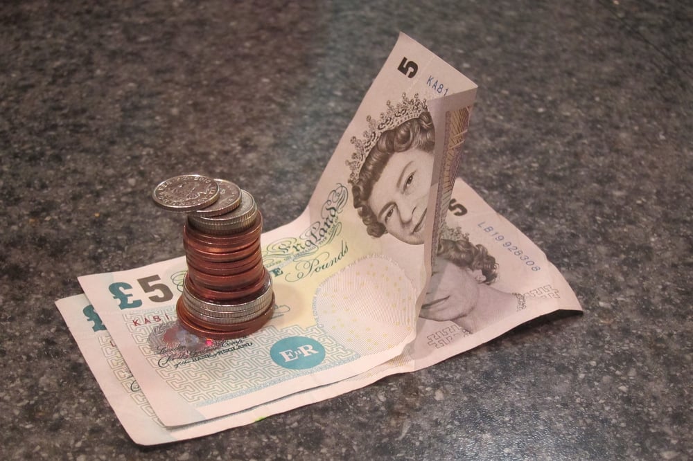 Livre Sterling, pound, banknote