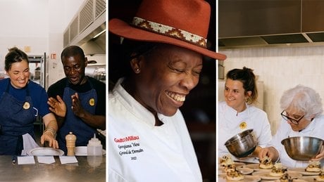 Georgiana Viou, au Refugee Food Festival 2024.