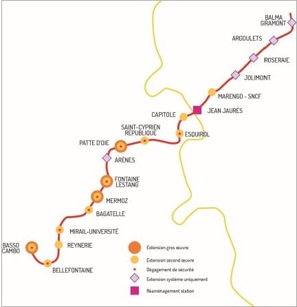 Travaux ligne A