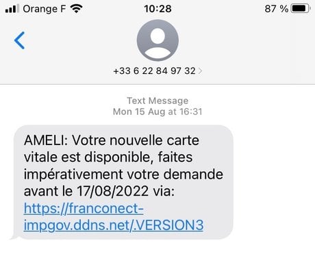 Phishing Ameli