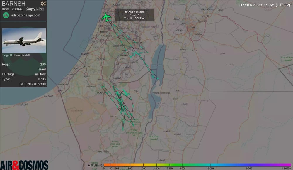 Ravitailleur israélien durant l'attaque du 7 octobre 2023.