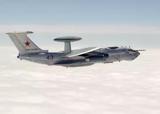 Avion de guet aérien avancé et de contrôle A-50 Mainstay russe (Red 43).