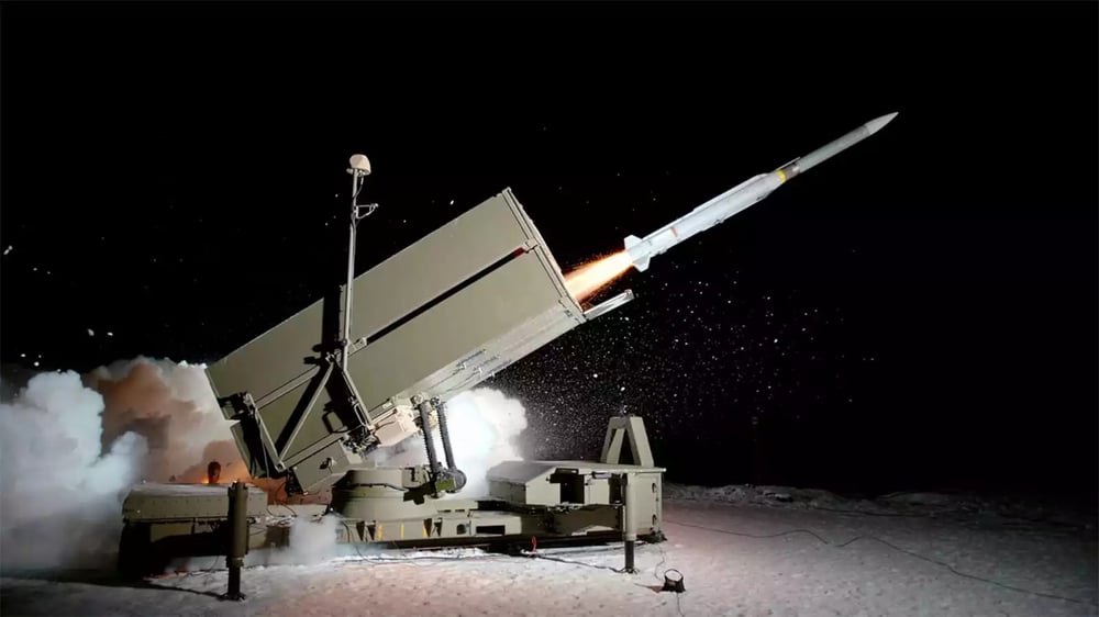Premier tir d'un AMRAAM-ER depuis un NASAMS (27 février 2024).