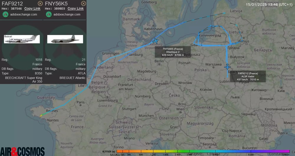 Au moment où l'Atlantique 2 entrait en mer Baltique, l'ALSR Vador avait terminé sa patrouille autour de Kaliningrad et se concentrait sur la Biélorussie.