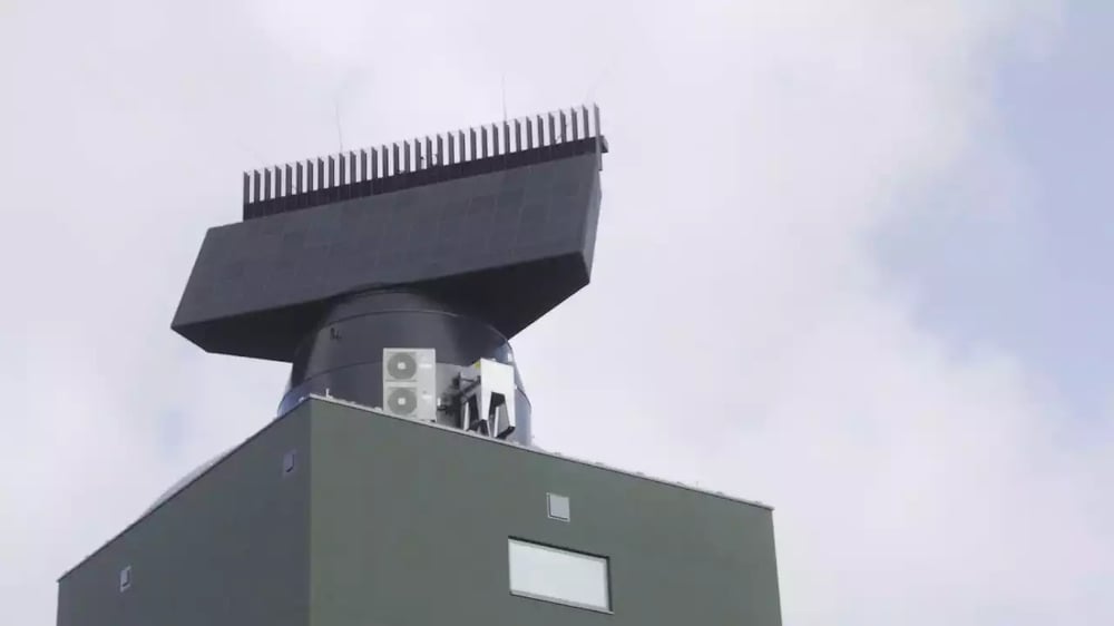 Représentation d'un radar SMART-L MM/F.