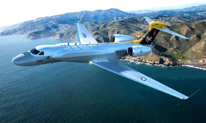 NC-37B de l'US Navy pour le soutien des essais missiles.
