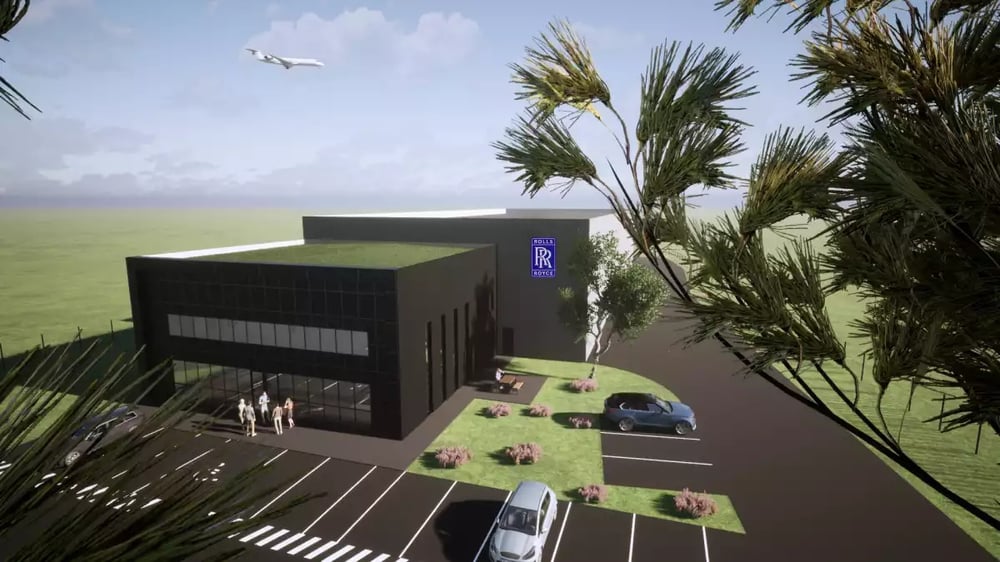 Le futur centre de production Rolls-Royce au Haillan, d'une surface de 2 000 m2, sera un élément clé dans la production du Pearl 10X.