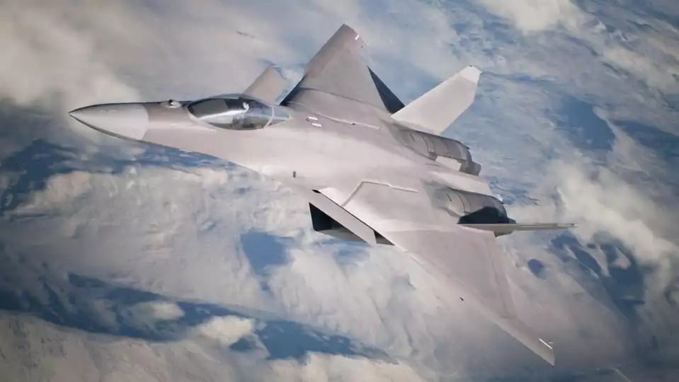 Le CFA-44 Nosferatu dans le jeu Ace Combat 6.