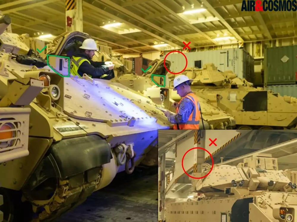 M2A2 ODS SA en route pour l'Ukraine