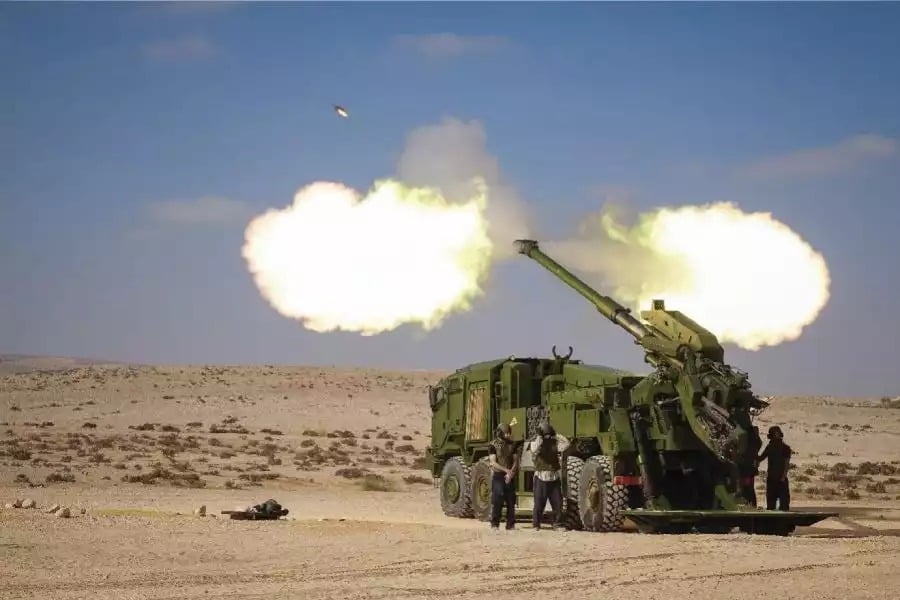 Le système d'artillerie PULS du constructeur Elbit Systems