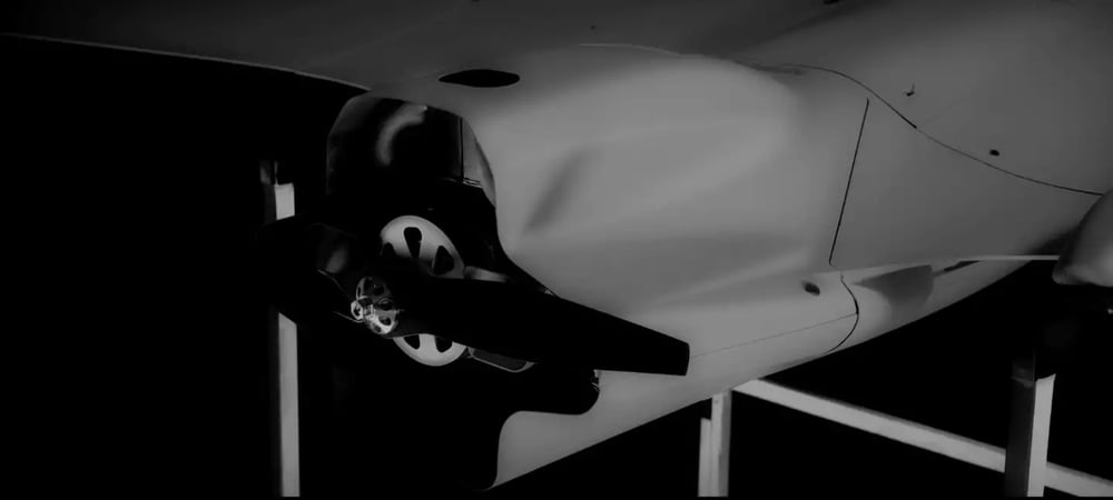 Vu arrière du drone Orbiter 5