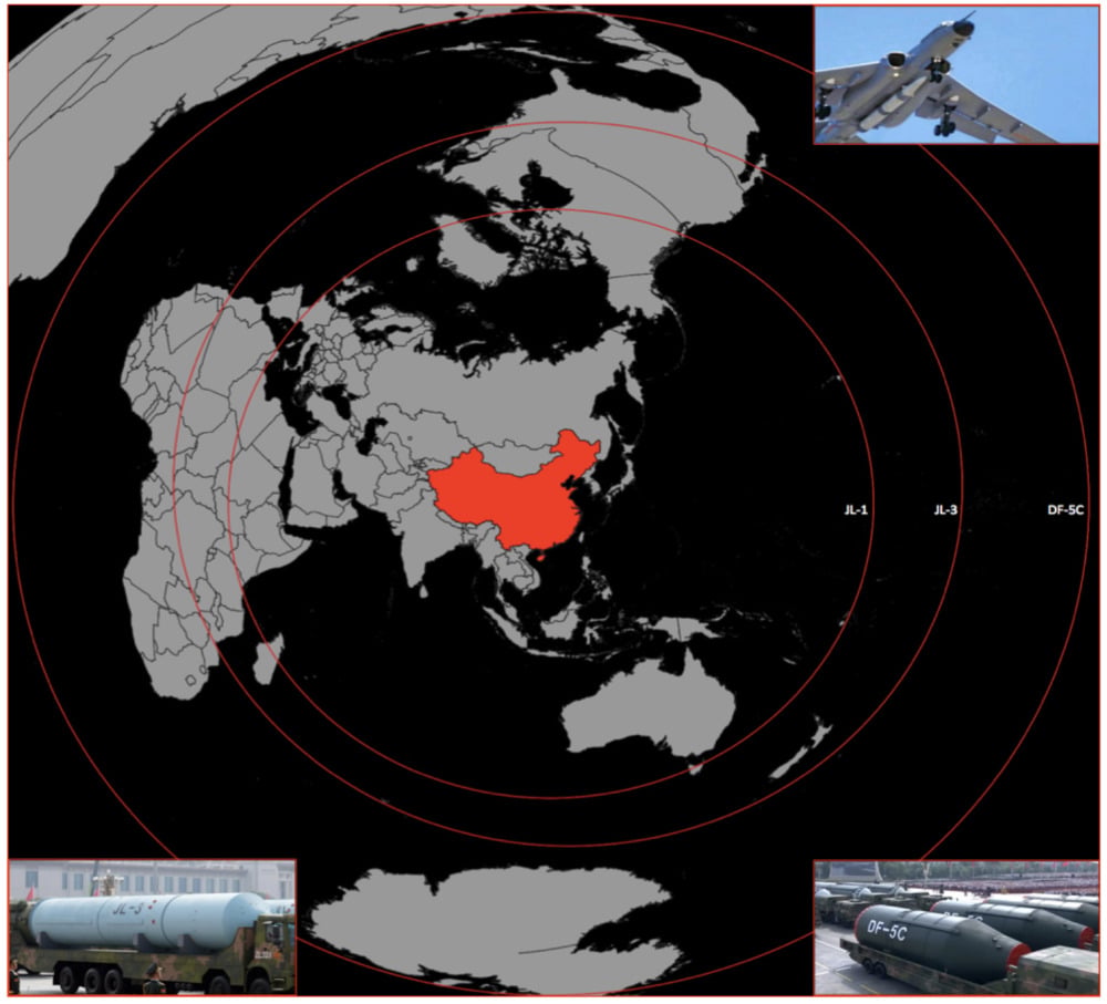 La nouvelle triade nucléaire chinoise est désormais en capacité de couvrir l’intégralité du territoire américain et de ses bases militaires.
