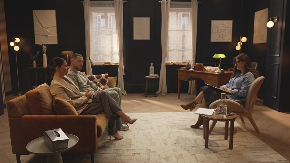 Margot et Matthieu dans « Rendez-vous chez le psy ». Du lundi 6 au vendredi 9 octobre à 15 heures sur France 2. Épisodes (5 x 30 minutes) déjà disponibles sur la plateforme France.tv.