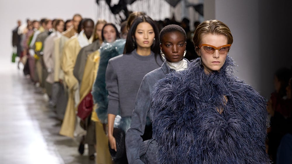 Le défilé de Bottega Veneta.