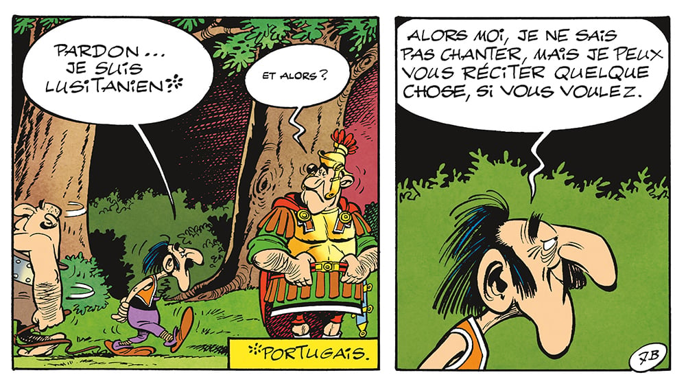 « Astérix en Lusitanie », de Fabcaro et Didier Conrad, Éditions Albert René, 48 pages, 10,90 euros.