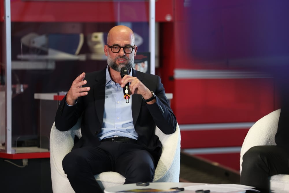 Raphaël Petit, managing partner d'Oaklins France à l'Aeroforum.
