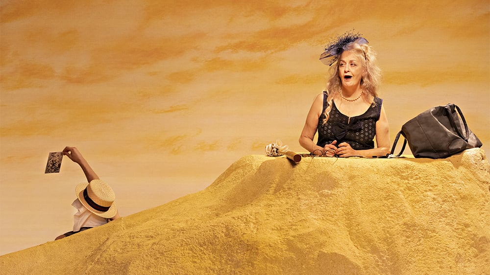 Ho les beaux jours se joue jusqu'au 17 janvier au Théâtre du Petit Saint-Martin.
