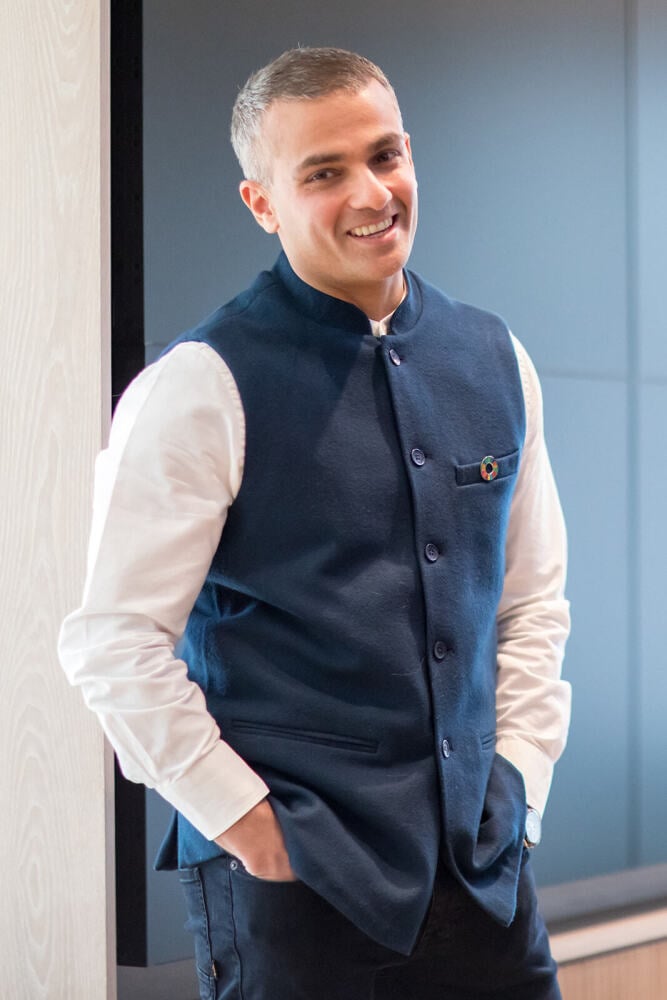 Le président du Conseil international des mines et métaux, Rohitesh Dhawan,