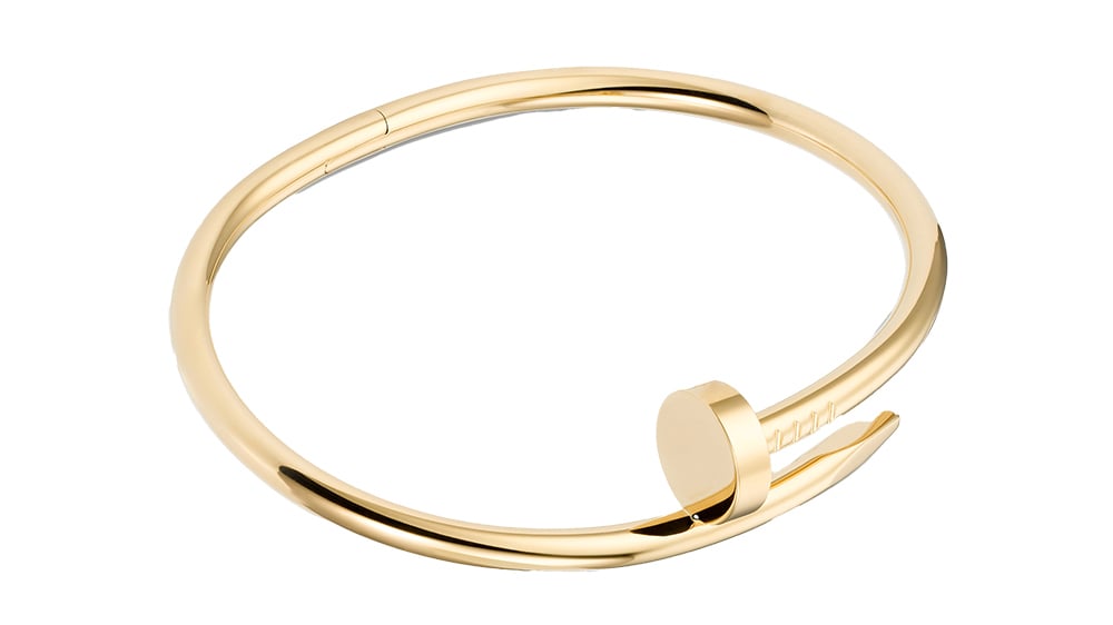 Cartier - Bracelet Juste un Clou, petit modèle en or jaune 18 carats.