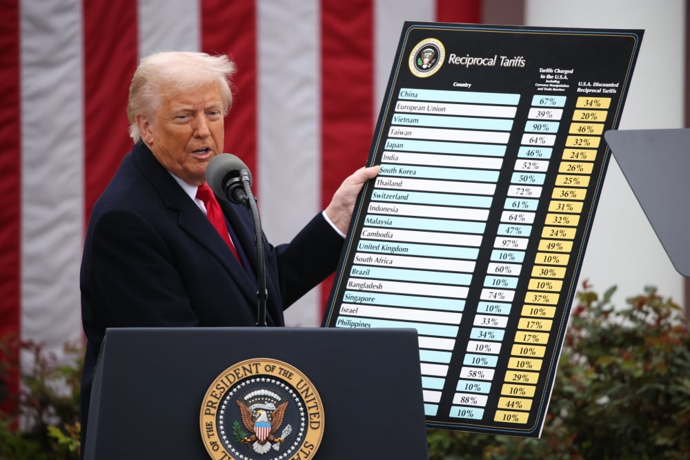 Donald Trump et le "Liberation day".