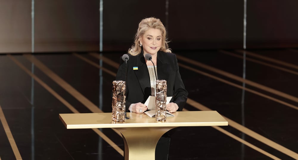 L’actrice Catherine Deneuve.