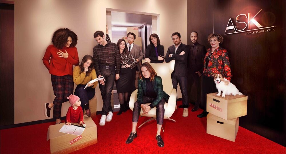 Le casting de Dix pour cent réuni pour la saison 4.
