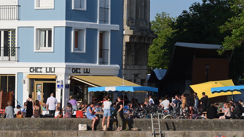 La terrasse de Chez Lili.