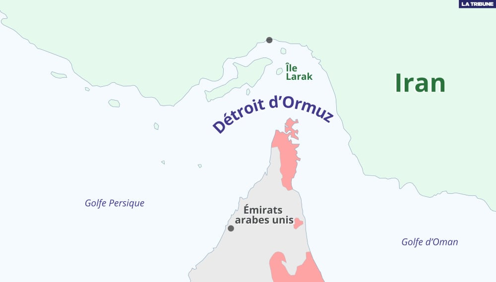 Le détroit d’Ormuz est la porte maritime du golfe Persique.