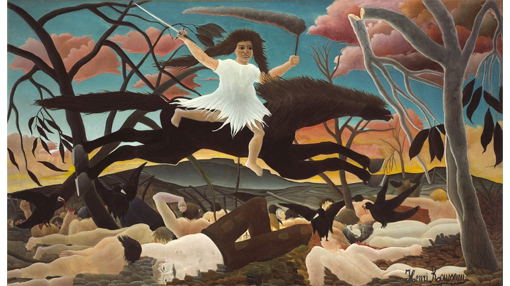 « La Guerre », Henri Rousseau, vers 1894. Huile sur toile.