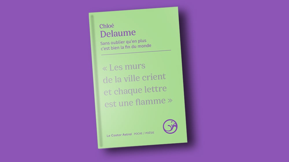« Sans oublier qu’en plus c’est bien la fin du monde », de Chloé Delaume, Le Castor astral, 174 pages, 9,90 euros.